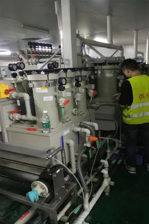 蝕刻線安裝現場